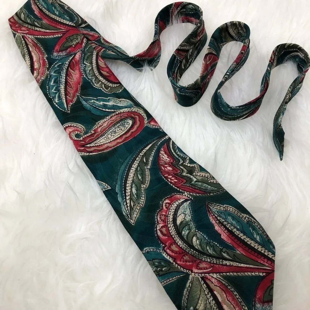 Oscar de la Renta Vintage couture collection designer tie